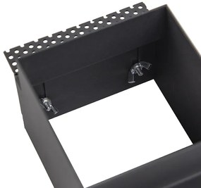 Foco embutido preto GU10 AR70 sem moldura - Oneon Moderno