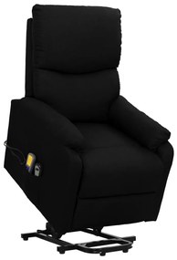 Poltrona de massagens elevatória tecido preto