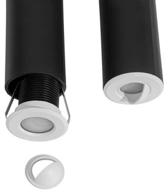 Conjunto de 5 projetores de chão modernos brancos incluindo LED IP67 - Linsey