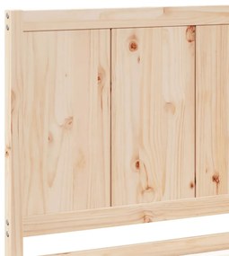 Cama extra longa sem colchão 140x220 cm madeira maciça