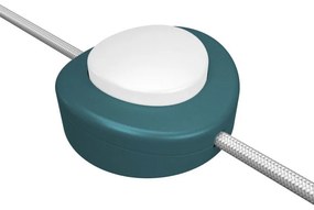 Interruptor de pé unipolar em linha Creative Switch azul petróleo
