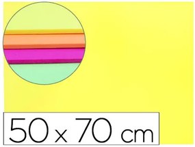 Goma Eva Amarelo Fluorescente Placa 50x70cm 60gr Espessura 2mm