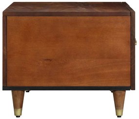 Mesa de Centro 80x50x40 cm Madeira Sólida de Manga