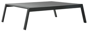 5 pcs conjunto lounge jardim + almofadões alumínio cinza-escuro