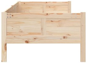 Sofá-cama 80x200 cm madeira de pinho maciça