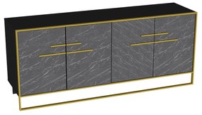 Console Polka – Gold – 179,9 cm x 75 cm x 47,3 cm