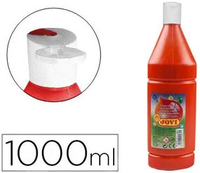 Guache Liquido Jovi 1000 Ml Vermelho
