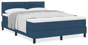 Cama Box com Colchão Azul 160x200 cm Tecido