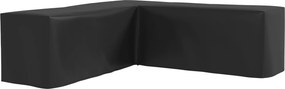 Outsunny Capa de Proteção Impermeável para Conjunto de Jardim em Canto 420D Oxford Lona Exterior Impermeável anti-UV 250L x 250l x 79H cm, Preto | Aosom Portugal