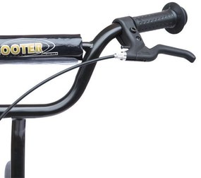 Trotinete para Crianças e Adultos Guiador Ajustável com Travão 2 Rodas 12 PulgadasCarga 100kg 120x52x80-88cm Aço