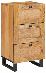 vidaXL Buffet Castanho 40 x 33 x 75 cm Madeira de manga maciça