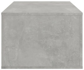 Mesa de centro 100x50,5x35 cm derivados madeira cinza cimento