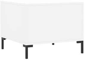 Mesa de centro 50x50x40 cm derivados de madeira branco