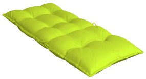 Almofadões p/ cadeira encosto alto 2 pcs oxford verde brilhante