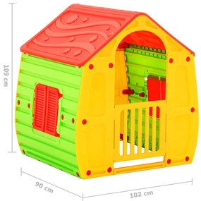 Casa de brincar infantil 102x90x109 cm