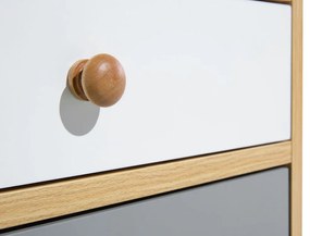 Mesa de cabeceira com 2 gavetas em madeira clara FARGO Beliani