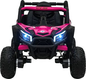 Buggy elétrico para Crianças 12V 4x4 Madman UTV-MX Rodas de espuma EVA Rosa