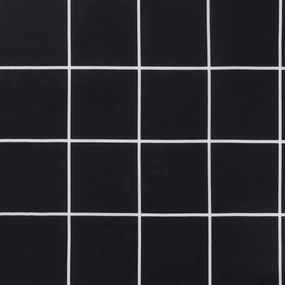 Almofadões para paletes 2 pcs tecido xadrez preto