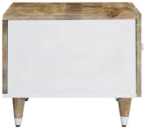 Mesa de centro 80x50x40 cm madeira de mangueira maciça