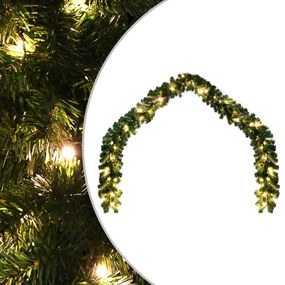 242424 vidaXL Grinalda de Natal com luzes LED 10 m