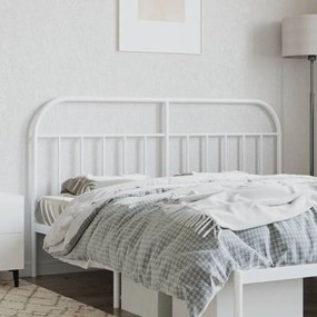 Cabeceira de cama 180 cm metal branco