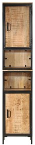Armário p/ casa de banho 40x27x180 cm ferro e mangueira maciça