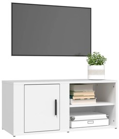 Móveis TV 2pcs 80x31,5x36 cm derivados de madeira branco