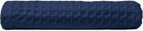 Toalha de rosto em algodão com textura favo de mel Midnight Blue