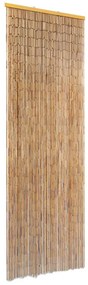 43720 vidaXL Cortina de porta anti-insetos em bambu 56x185 cm