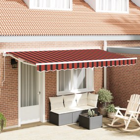 vidaXL Tecido Substituto do Toldo para Estrutura de 4x2 m Listrado Multicolorido