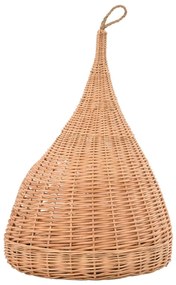 Ninho para gatos tipi c/ almofadão 40x60 cm salgueiro genuíno