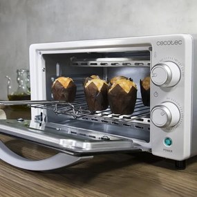 Mini forno elétricoBake&amp;Toast 1090 White  multifunção 10 litros de capacidade e porta com vidro duplo