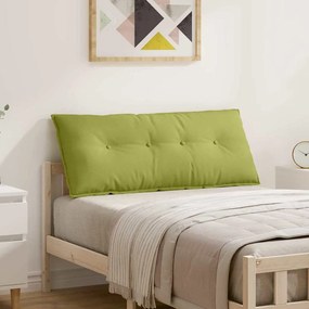 vidaXL Travesseiro para Costas Verde Claro 120 x 19 x 50 cm tecido