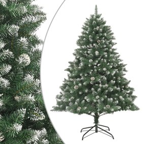 Árvore de Natal artificial com suporte PVC 180 cm