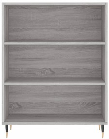 Armário alto 69,5x34x180 cm derivados de madeira sonoma cinza