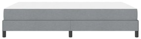 Cama Box Outros Cinzento-claro 140 x 200 cm tecido