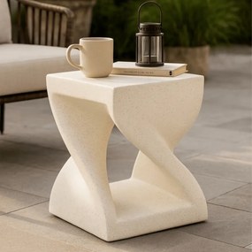 MESA DE APOIO Z 34X34X45 CM CREME