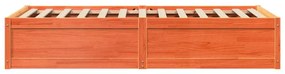 Cama sem colchão 90x190 cm madeira de pinho maciça castanho-mel