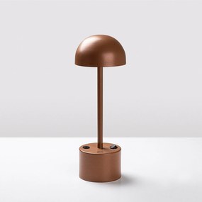 Candeeiro de Mesa Sept – Cobre – Diâmetro 10 cm Altura 29 cm