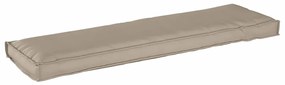 vidaXL Capa de Palete para Banco Taupe 140 x 40 x 8 cm em Tecido Oxford