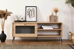 Móvel TV Wire 140 – Carvalho – 138 cm x 55 cm x 41 cm