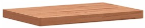 Tampo de mesa retangular 80x40x4 cm madeira de faia maciça