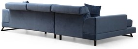 Sofá de Canto Frido – Azul Marinho – 190 cm x 304 cm