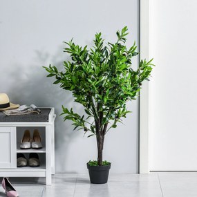 Planta Artificial com Altura 120cm Oliveira Artificial com 1080 Azeito