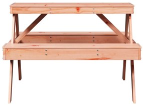 Mesa de piquenique 105x134x75 cm madeira de douglas maciça