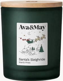 Vela perfumada Santa's Sleighride (folhas de chá, fava-tonka, sândalo)