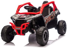 Buggy elétrico para Crianças Kawasaki 24V 4x4 TERYX KRX1000 Vermelho