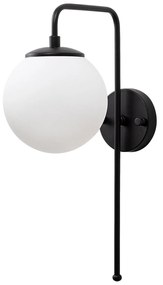 Aplique de Parede Viran – Preto e Branco – 15 x 28 x 43 cm