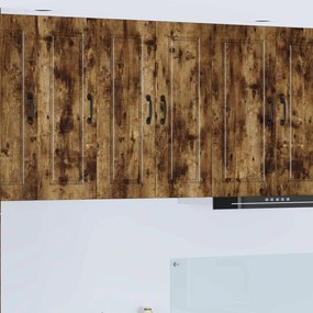 vidaXL Armário de Cozinha com porta Carvalho Defumado 30 x 31 x 80 cm