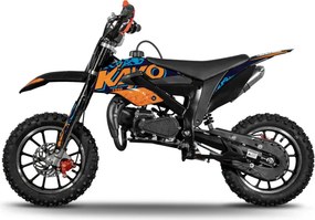 Mini motocross Gasolina infantil 50cc Kayo TS50 Laranja